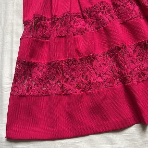 Attitude Skater Lace Detail Dress - Picture 6 of 6